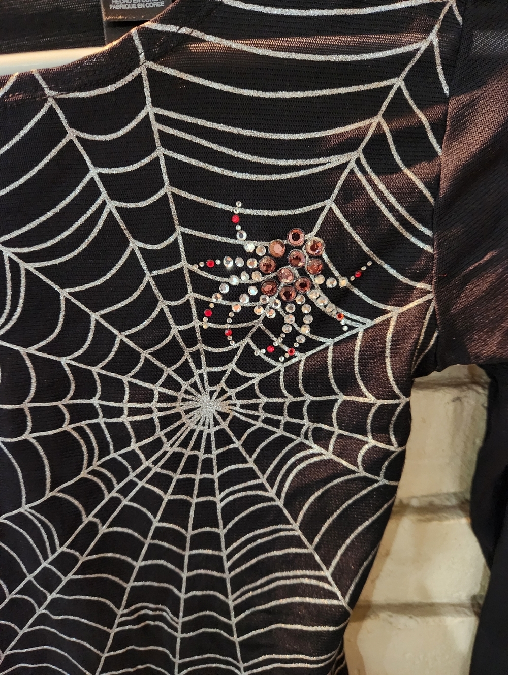 00's DKNY Mesh Spiderweb Top - Picture 3 of 4